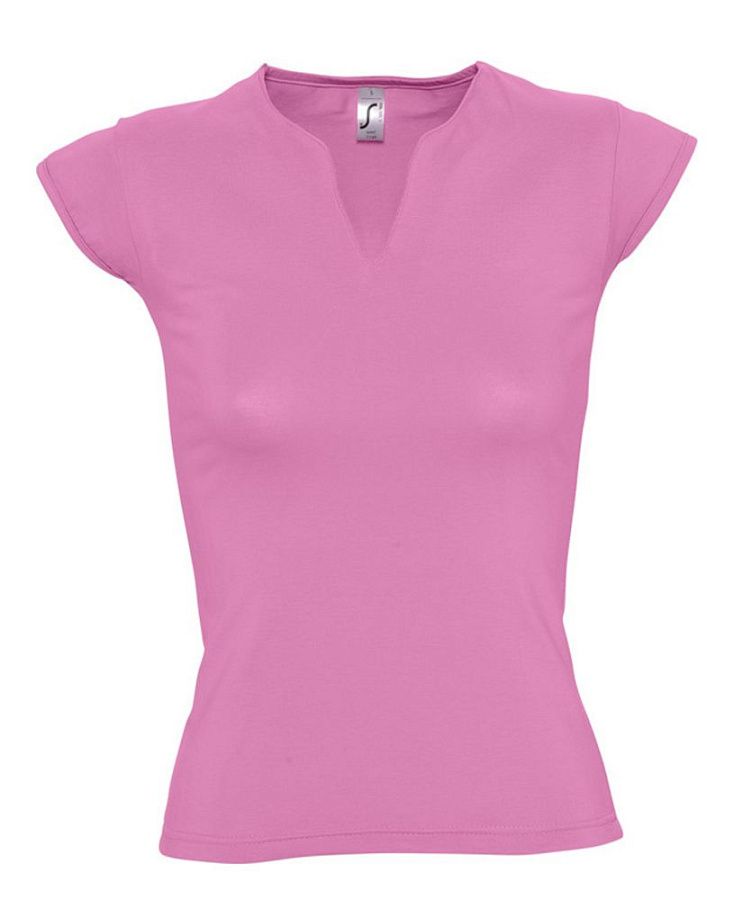 Футболка женская Mint 170, черная под нанесение