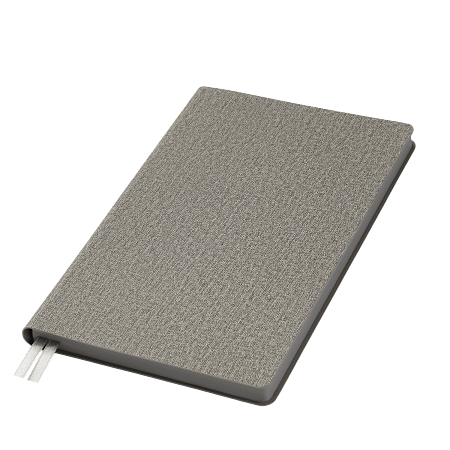 Ежедневник Tweed недатированный, серый