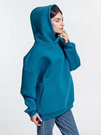 Худи Kulonga Oversize, бирюзовое, размер XS/S