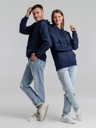 Толстовка с капюшоном Snake II темно-синяя, размер XS