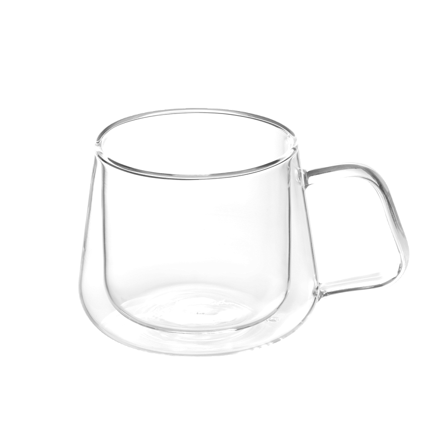 Кружка стеклянная с двойными стенками Dolce