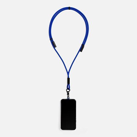 Кабель-ланьярд energyFlex Power Delivery 60 Вт, темно-синий