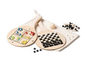 Набор пляжных ракеток SALENTO, цвет: бежевый