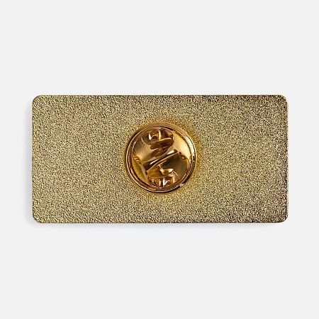 Значок Sanga Matto, золотистый глянцевый