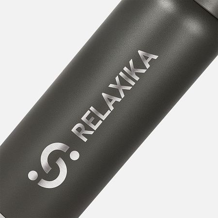 Термос Relaxika 1000 со стикерпаком, хаки