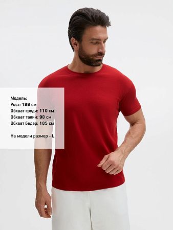 Футболка унисекс Regent 150, вишнево-красная, размер XXL