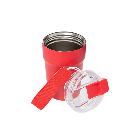 Термокружка вакуумная Monaco, красная