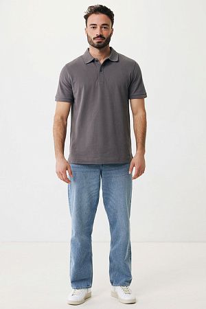 Рубашка поло Iqoniq Yosemite из переработанного хлопка-пике, унисекс, 220 г/м²