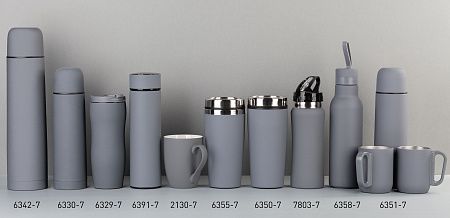 Бутылка для воды "Фитнес" 700 мл, покрытие soft touch