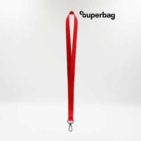 Лента для бейджа Flat, с карабином