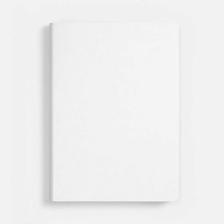 Ежедневник Nebraska Flex, недатированный, белый с серебристым