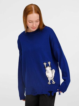 Джемпер Sharpick, темно-синий (кобальт), размер S/M