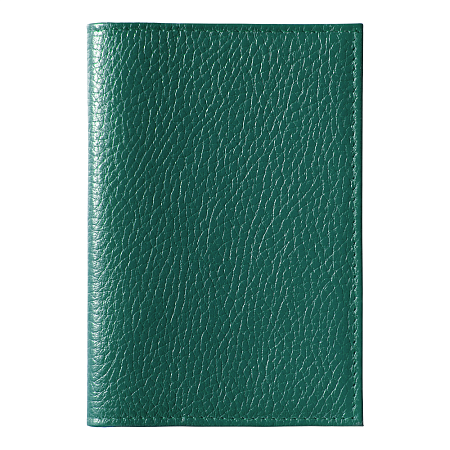 Обложка для автодокументов Leather Sky Flotter Sun из натуральной кожи, зеленая