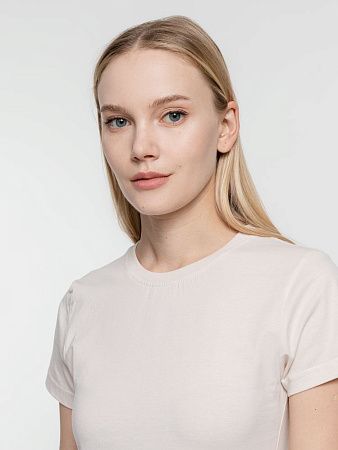 Футболка женская T-bolka Lady, молочно-белая, размер M