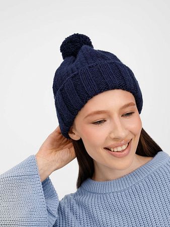 Шапка Frissonelle, темно-синяя