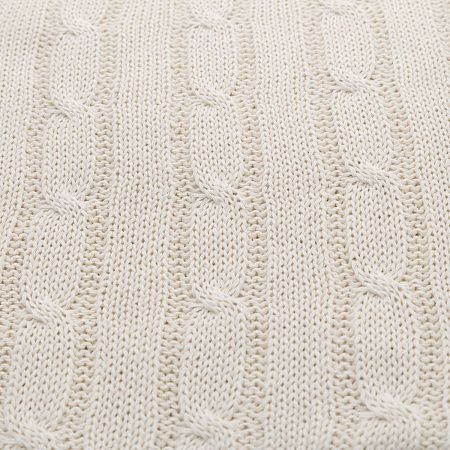 Плед Fado вязаный, бежевый (без подарочной коробки)