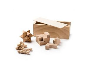 Набор головоломок «Камушки» из натурального дерева