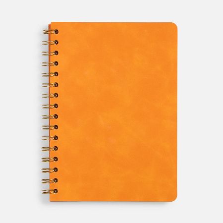 Ежедневник Spiral, недатированный, оранжевый