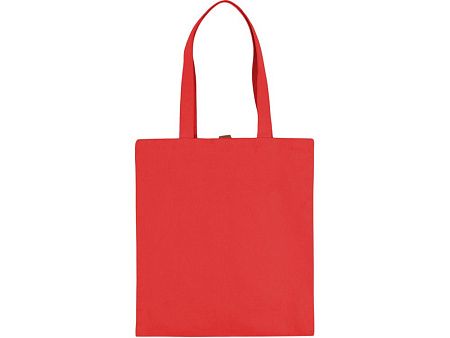 Cумка «Clip» из хлопка 340 г/м2 с застежкой из экокожи