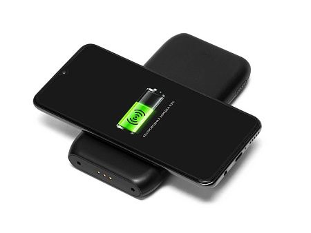 Беспроводное портативное зарядное устройство с зарядной станцией "UnIQ", 10000 mAh