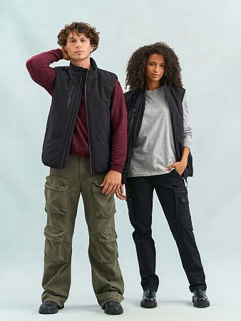 Жилет софтшелл унисекс Falcon BW, синий, размер XS