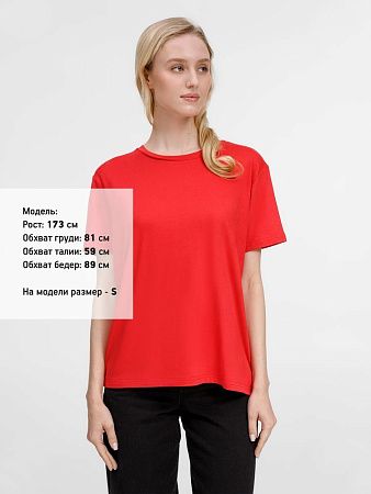 Футболка унисекс Senti, красная, размер M