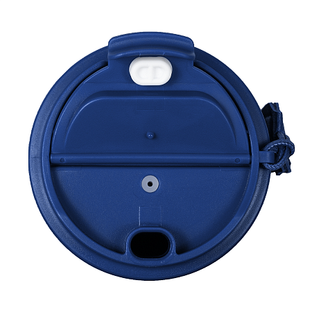 Термокружка Zencup вакуумная, стальная, 380 мл, темно-синяя