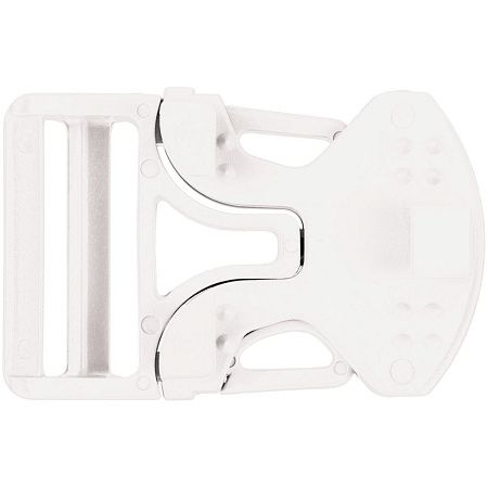 Застежка-пряжка односторонняя Triden, белый