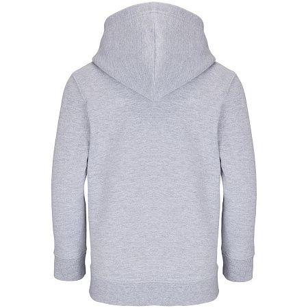 Худи детское Condor Kids, серый меланж, размер 10 лет (130-140 см)