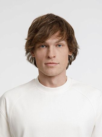 Футболка оверсайз унисекс Sideline, молочно-белая, размер XS/S