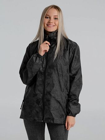 Ветровка светоотражающая Finvind, темно-серая, размер XXS