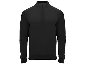 Толстовка с воротом на молнии «Epiro» унисекс, цвет: черный