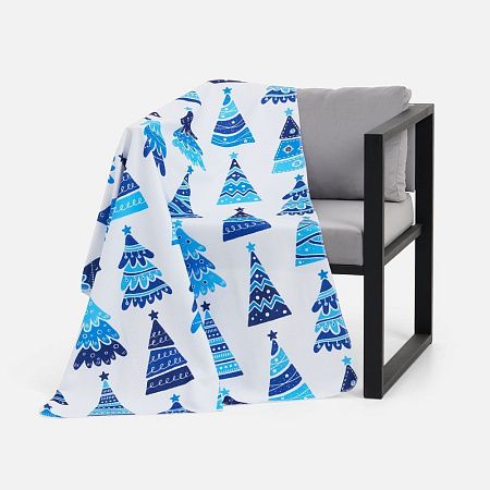 Флисовый плед Imaginario, синий