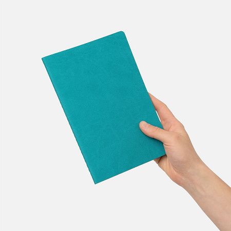 Блокнот Корса слим (Corsa slim), бирюзовый