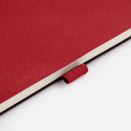 Ежедневник Lungo, недатированный, красный