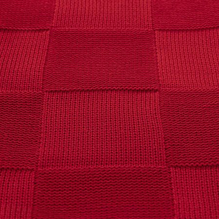 Плед Cella вязаный, красный (без подарочной коробки)