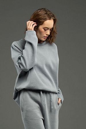 Свитшот унисекс S2, серый, размер M/L