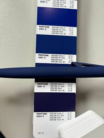 Ручка шариковая, Софт Тач, металлическая, синяя, SAMURAI Requis