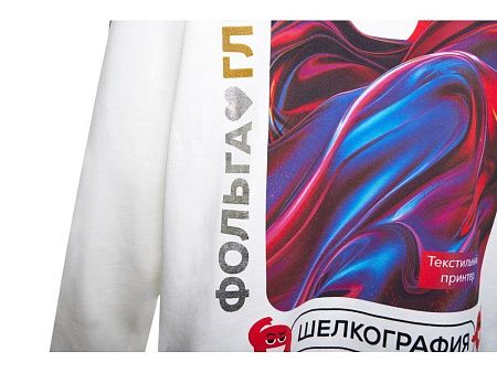 Худи оверсайз «Alpha.01» унисекс, с миксом видов нанесения