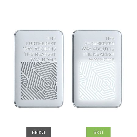 Внешний аккумулятор с подсветкой Анкор (Ancor) 5000 mAh, белый