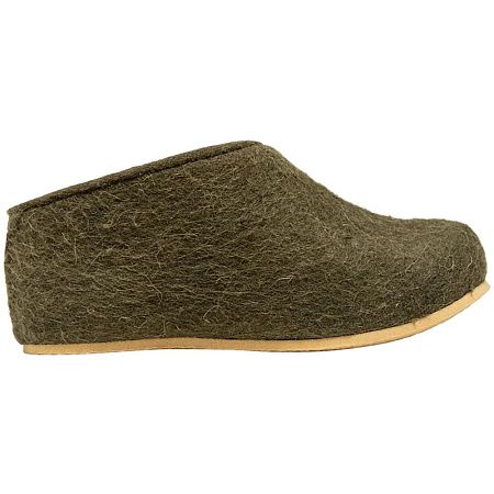 Домашние валенки Cant, зеленые (олива), размер 43