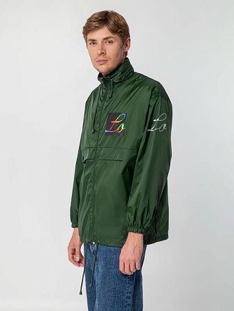 Ветровка из нейлона Surf 210, зеленая, размер XL