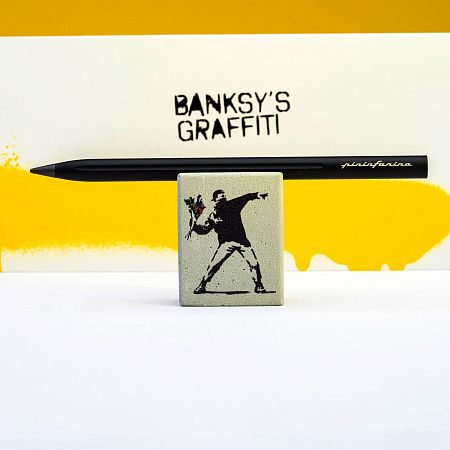 Набор Pininfarina Banksy Метатель цветов: карандаш SMART с бетонной подставкой