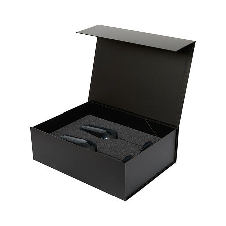 Подарочный набор 2 бокала для шампанского Toscana в черной коробке