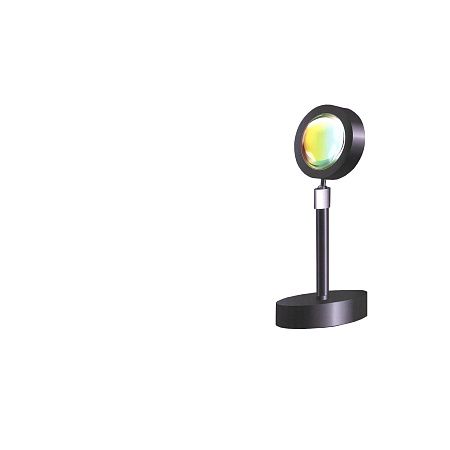 Подарочный набор "Эстетика": лампа с эффектом заката, термокружка, безе