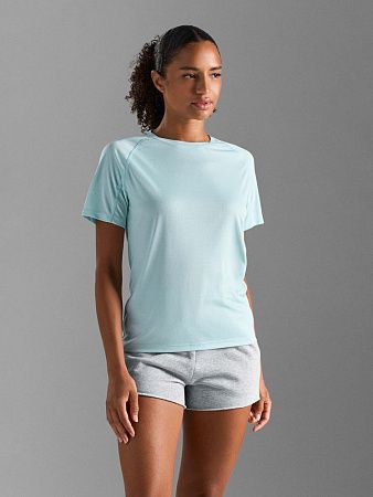 Футболка спортивная женская Vortex Women, темно-синяя с ярко-синим, размер XS