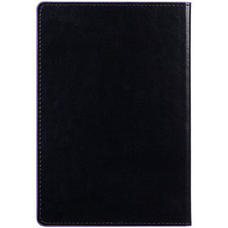 Ежедневник Alanis, недатированный, черный с фиолетовым