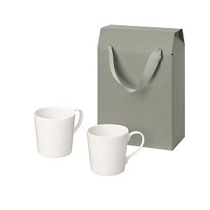 Подарочный набор Сиена (Siena) в коробке-пакете (две фарфоровых кружки)