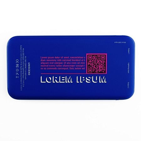 Аккумулятор Uniscend All Day Type-C 10000 мАч, синий