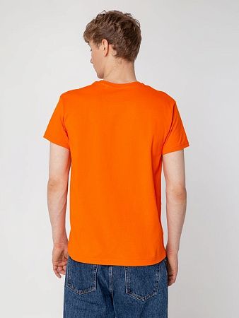 Футболка унисекс T-Bolka 160, оранжевая, размер L